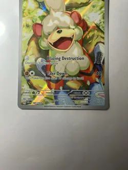 Pokemon Twilight Masquerade Hisuian Growlithe TCG Card 181/167 NM Condition - Image 3