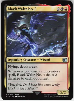 Black Waltz No. 3 214 MTG Normal FINAL FANTASY - Image 1
