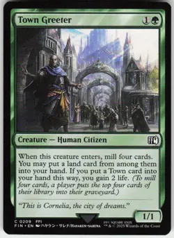 Town Greeter 209 MTG Normal FINAL FANTASY - Image 1
