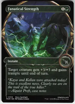 Fanatical Strength (Showcase) 310 MTG Normal Murders at Karlov Manor - Image 1