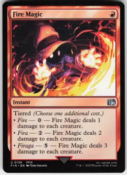 Fire Magic 136 MTG Normal FINAL FANTASY - Image 1