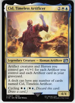 Cid, Timeless Artificer (0417) 417 MTG Normal FINAL FANTASY - Image 1