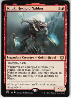 Rhuk, Hexgold Nabber 407 MTG Normal Phyrexia: All Will Be One - Image 1