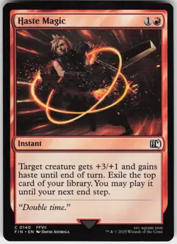 Haste Magic 140 MTG Normal FINAL FANTASY - Image 1