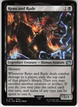 Reno and Rude 113 MTG Normal FINAL FANTASY - Image 1
