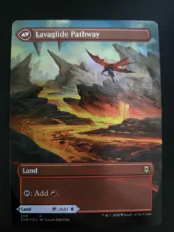 Riverglide Pathway NM FOIL BORDERLESS Zendikar Rising MTG FREE SHIPPING - Image 2