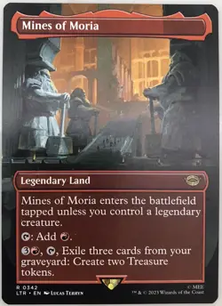 mtg magic Mines of Moria extended borderless ENGLISH les lotr lord of the rings - Image 1