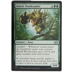 x1 Baloth Woodcrasher J22 MTG M/NM Uncommon Green Creature Beast Jumpstart 2022 - Image 1