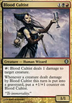 Blood Cultist - Light Play MTG Shards of Alara - Image 1