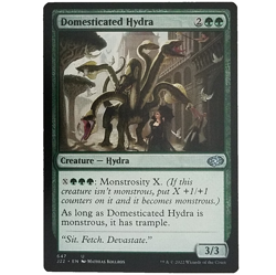 x1 Domesticated Hydra J22 MTG M/NM Uncommon Green Creature Hydra Jumpstart 2022 - Image 1