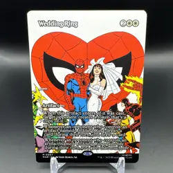 Wedding Ring - (Borderless) - Marvel's Spiderman (MAR) - MTG 0007 - Image 1