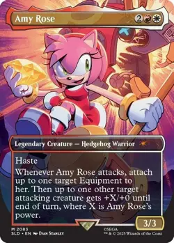 Amy Rose - Extended Art Secret Lair NM MTG - Image 1
