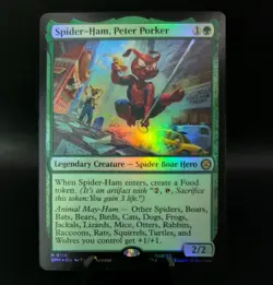 Spider-Ham, Peter Porker (Foil) - 0114 - Marvel's Spider-Man MTG - NM/M ShipsNow - Image 1