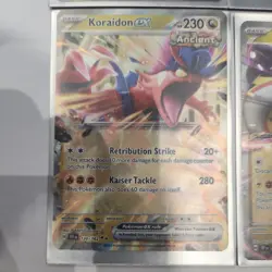 Pokemon TCG EX Cards Bundle- Temporal Forces - Koraidon, Wugtrio, Incineroar NM - Image 4