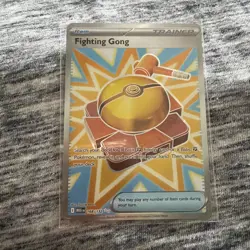 Pokemon Fighting Gong 168/132 Ultra Rare Full Art Mega Evolution English - Image 1