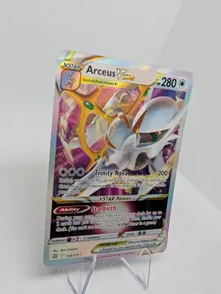 Arceus Vstar 123/172 - Pokemon TCG Sword & Shield Brilliant Stars Ultra Rare- NM - Image 2