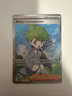 Pokemon WALLY'S COMPASSION 176/132 - Mega Evolution - RARE FULL ART - MINT - Image 1