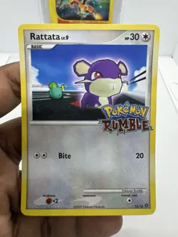2009 Pokemon | Rumble - Rattata Lv.9 15/16 LP+ - Image 1