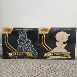Pokemon Mega Evolution ETB Set Lucario And Gardevoir - In Hand - Image 1