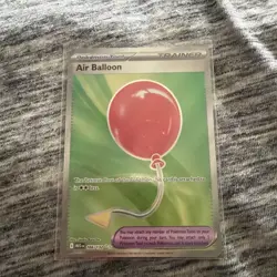AIR BALLOON Ultra Rare Holo Trainer #166/132 Pokemon Mega Evolution English NM - Image 1