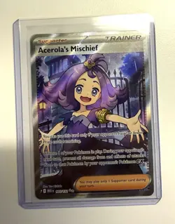 Acerola’s Mischief Ultra Rare 165/132 Mega Evolution Pokemon - Image 1