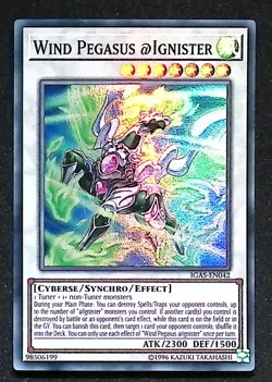 Wind Pegasus @Ignister - IGAS-EN042 - Super Rare Yugioh - Image 1
