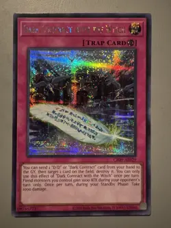 YUGIOH DARK CONTRACT WITH THE WITCH ASIA ENGLISH EDITION CR09-AE029 SECRET RARE - Image 1