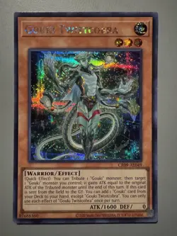 YUGIOH GOUKI TWISTCOBRA (EFFECT) ASIA ENGLISH EDITION CR09-AE049 SECRET RARE - Image 1