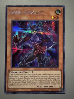 YUGIOH GOUKI HEADBATT (EFFECT) ASIA ENGLISH EDITION CR09-AE052 SECRET RARE - Image 1