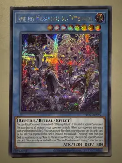 YUGIOH AME NO MURAKUMO NO MITSURUGI ASIA ENGLISH CR09-AES25 SECRET (1ST RUN) - Image 1