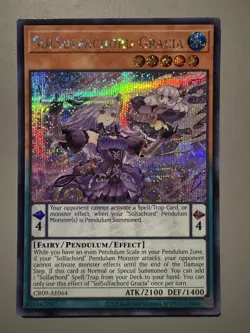YUGIOH SOLSOLFACHORD GRACIA ASIA ENGLISH EDITION CR09-AE064 SECRET RARE - Image 1