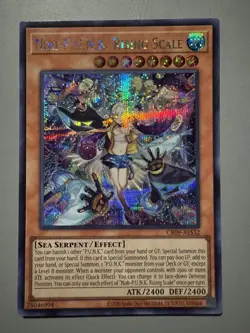 YUGIOH NOH-P.U.N.K. RISING SCALE ASIA ENGLISH CR09-AES32 SECRET RARE (1ST RUN) - Image 1