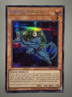 YUGIOH D/D SWIRL SLIME ASIA ENGLISH EDITION CR09-AES03 SECRET RARE (1ST RUN) - Image 1