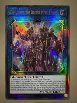 YUGIOH ENLILGIRSU THE ORCUST MEKK-KNIGHT ASIA ENGLISH CR09-AE095 ULTIMATE RARE - Image 1