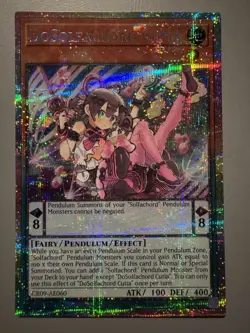 YUGIOH DOSOLFACHORD CUTIA (PENDULUM) ASIA ENGLISH EDITION CR09-AE060 PSER - Image 1
