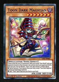 Toon Dark Magician - LDS1-EN067 - Common - 1st Edition Yugioh - Image 1