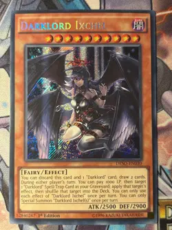 YuGiOh Card Darklord Ixchel Destiny Soldiers DESO-EN030 First Edition - Image 1