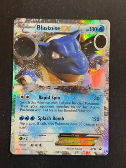 Blastoise EX - XY30 Black Star Promo Card (Pokemon) Half Art Ultra Rare - LP - Image 1