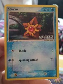Pokemon Cards Ex Delta Species Reverse Holo Stamped Staryu & Starmie - Image 2