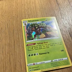 Rillaboom 014/202 Sword & Shield Base Set Holo Pokemon Card NM - Image 2