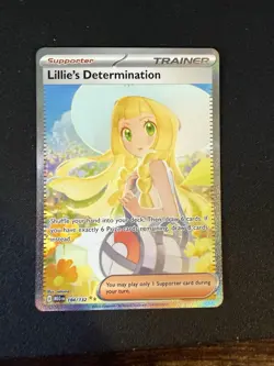 Lillies Determination 184/132 SIR Mega Evolution Pokemon Card Near Mint - Image 1