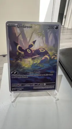 Umbreon Enchanted Forest Custom Fan Art Pokemon Card - Image 2