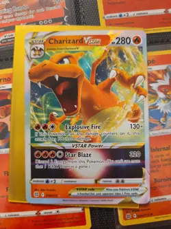Pokemon Charizard VSTAR 2022 Swsh09: Brilliant Stars Holo Full Art Card 018/172 - Image 1