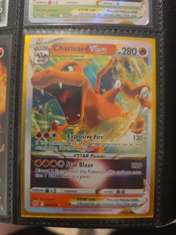 Pokemon Charizard VSTAR 2022 Swsh09: Brilliant Stars Holo Full Art Card 018/172 - Image 2