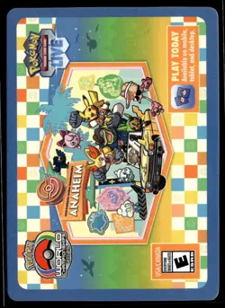 Paradise Resort 2025 Code World Championships Promo Digital Pokemon Card Unused - Image 1