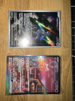 Pokemon Scarlet and Violet 151 UPC Mew EX 053/MEWTWO052 Promo Cards Sealed - Image 1