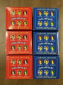 Burger King 23K Gold Plated Pokemon Cards - Complete Set - Brand New & Sealed! - Image 4