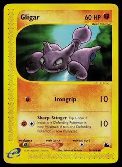 Pokemon Card - Gligar Skyridge 59/144 Common - Image 1