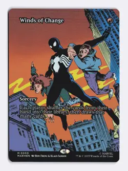 Winds of Change (Borderless Foil) 0030 (M) MTG Marvel's Spider-Man Eternal-Legal - Image 1