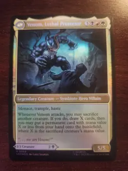 x1 Eddie Brock // Venom, Lethal Protector - Foil M MTG Marvel's Spider-Man M/NM, - Image 2